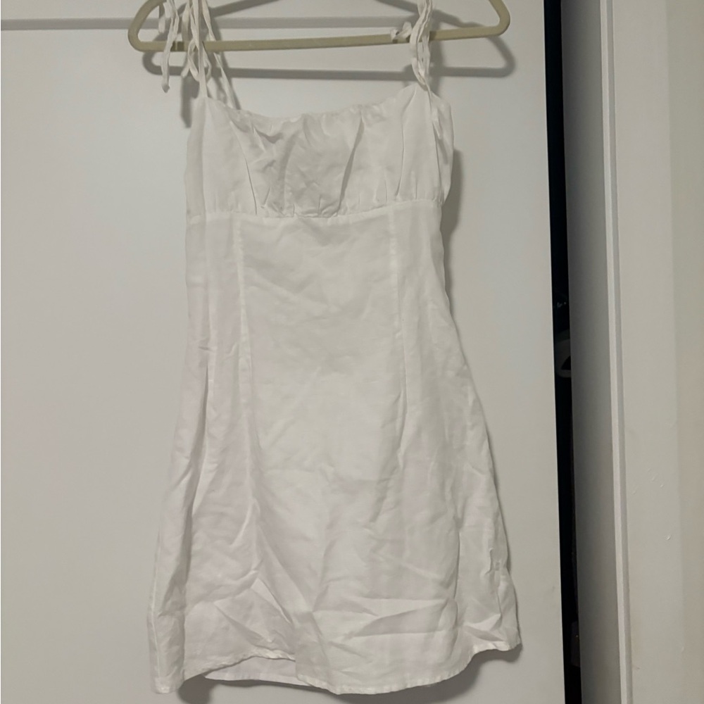 Peppermayo white mini dress